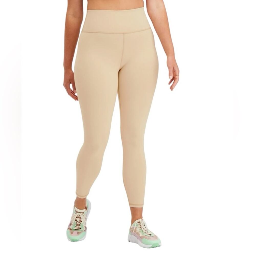 Fabletics Powerhold NWTs The Define High Waisted 7/8 Tan Leggings size 2X
